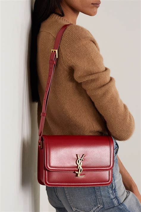 ysl tasche solferino|SAINT LAURENT Solferino small leather shoulder bag .